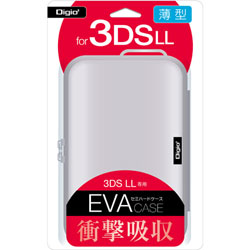 ニンテンドー3DS LL用 セミハードケース ホワイト 【3DS LL】 [SZC-3DSLL01W]