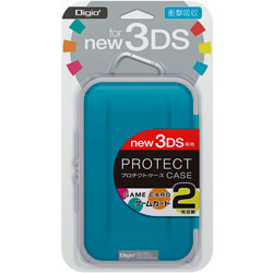 ニンテンドーNew3DS用 プロテクトケース ブルー【New3DS】