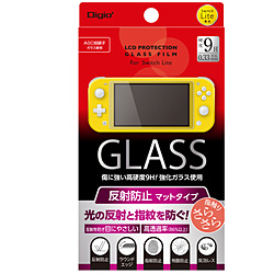 Nintendo Switch Lite用ガラスフィルム 反射防止 [GAFSWLGFLG] 【Switch Lite】 【864】