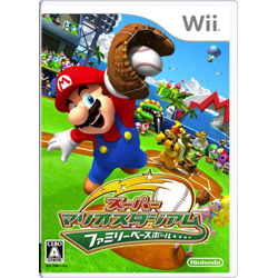 〔中古品（難あり）〕 スーパーマリオスタジアムファミリーベースボール 【Wii】
