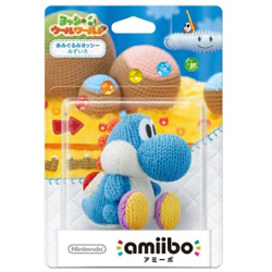 amiibo あみぐるみヨッシー　みずいろ（ヨッシー ウールワールドシリーズ）