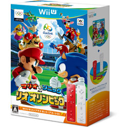 マリオ＆ソニック ＡＴ リオオリンピックTM　Wiiリモコンプラスセット（アカ・シロ）【Wii Uゲームソフト】
