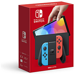 Nintendo Switch（有機ELモデル） Joy-Con(L) ネオンブルー/(R) ネオンレッド [ゲーム機本体] 【sof001】