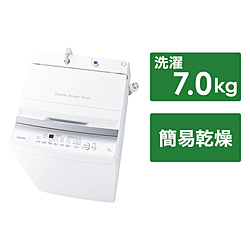 TOSHIBA(東芝) 全自動洗濯機  ピュアホワイト AW-7GM2-W ［洗濯7.0kg /簡易乾燥(送風機能) /上開き］ 【852】