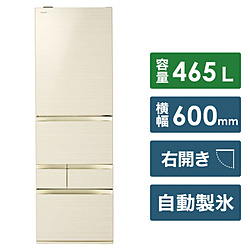 ����(TOSHIBA) �y��{�ݒu�����Z�b�g�z GR-R470GW-ZC �①�� ���s�X�A�C�{���[ [5�h�A /�E�J���^�C�v /465L] �y�����ւ�5000pt�z