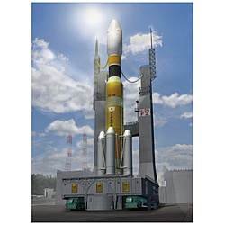 1/350 スペースクラフト No．9 H-IIBロケット＆移動発射台