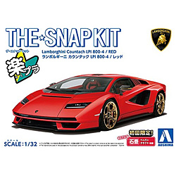 1/32 ザ・スナップキット No.19-B ランボルギーニ カウンタック LPI 800-4（レッド）