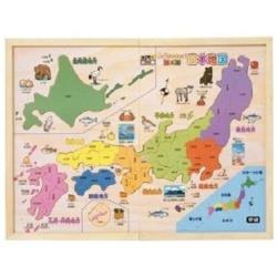 木製シリーズ パズル日本地図
