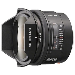 カメラレンズ 16mm F2.8 FISHEYE  ブラック SAL16F28 ［ソニーA(α) /単焦点レンズ］