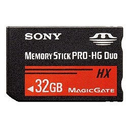 32GBメモリースティック PRO-HG デュオ MS-HX32B