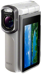 メモリースティックマイクロ/マイクロSD対応　16GBメモリー内蔵 5m防水フルハイビジョンビデオカメラ（ホワイト） HDR-GW77V(W)