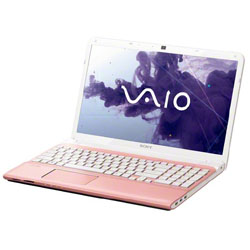 VAIO Eシリーズ [Office付き] SVE15114FJP (2012年モデル・ピンク)    ［Windows 7 Home Premium /インテル Core i3 /Office Home and Business 2010］