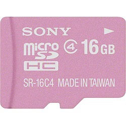 【在庫限り】 microSDHCカード SR-16A4 P ピンク ［16GB /Class4］ [マイクロSD]