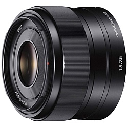 カメラレンズ E 35mm F1.8 OSS  APS-C用 ブラック SEL35F18 [ソニーE /単焦点レンズ]  ブラック SEL35F18 ［ソニーE /単焦点レンズ］