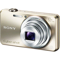 中古】DSC-WX170 N (1820万画素／10倍／ゴールド／MS Duo／SDXC
