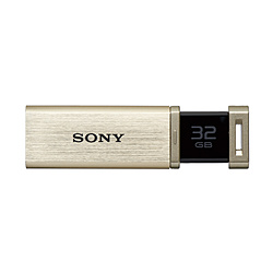 USM32GQX N USB3.0対応 USBメモリー 「ポケットビット」 (32GB/ゴールド)