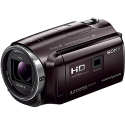 メモリースティックマイクロ/マイクロSD対応 32GBメモリー内蔵 フルハイビジョンビデオカメラ（ボルドーブラウン）　HDR-PJ670(TC)