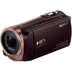 マイクロSD対応 32GBメモリー内蔵 フルハイビジョンビデオカメラ（ボルドーブラウン）　HDR-CX480(TC)