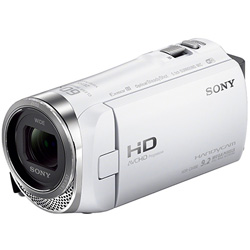 マイクロSD対応 32GBメモリー内蔵 フルハイビジョンビデオカメラ（ホワイト）　HDR-CX480(WC)【生産完了品 在庫限り】   HDR-CX480 ［ハイビジョン対応］