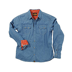 93152 NHB1502デニムシャツ/ライトブルー L