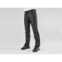 17826 バイク用 レザー パンツ 春秋冬 DL-005 W31インチ(レディース) ブラック