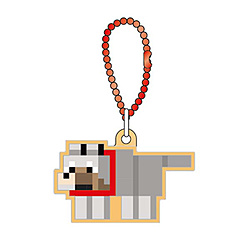 Minecraft ぷっくりったいプチボールチェーン オオカミ