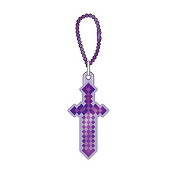 Minecraft ぷっくりったいプチボールチェーン ネザライトの剣／エンチャント