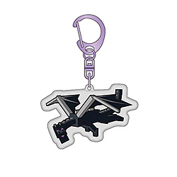 Minecraft ぷっくりったいキーホルダー エンダードラゴン