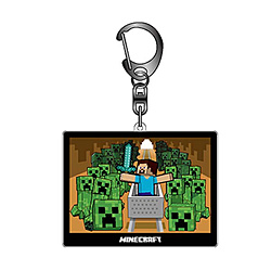 Minecraft ぷっくりったいキーホルダー（場面写） 洞窟