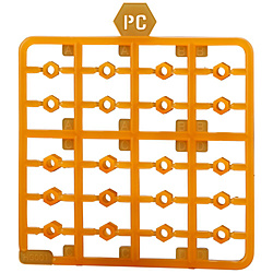 1/24 キットブロック ヘキサギア EXユニット002 カラーヘキサグラム オレンジVer.