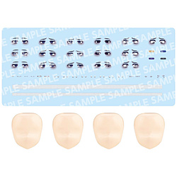 1/10 創彩少女庭園 カスタマイズフェイス＆デカールセット Vol.6[雨間デザイン]