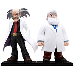 塗装済み完成品 OSHI WORKS ロックマン11 Dr.ワイリー＆Dr.ライト