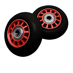 リップスティックデラックスミニ 純正交換用ウィール ブラック（2個入）