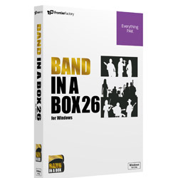 y݌Ɍz Band-in-a-Box 26 for Win EverythingPAK   mWindowspn