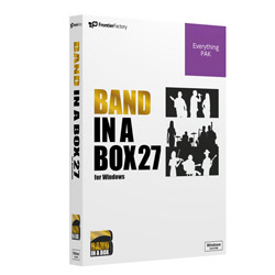 Band-in-a-Box 27 for Win EverythingPAK [Windowsp] PGBBREW111