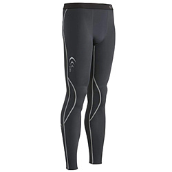 メンズ コンプレッションウェア パフォーマンスロングタイツ(XLサイズ/ブラック) GW-3F09100