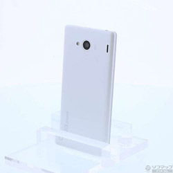 中古】Qua phone QX 16GB ホワイト KYV42 auロック解除SIMフリー