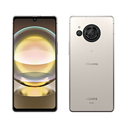中古】AQUOS R8 256GB クリーム SH-52D docomo SIMフリー