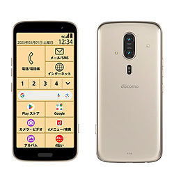☆新品・未使用☆simフリー☆ らくらくスマートフォン F-53E ゴールド 中古】らくらくスマートフォン 128GB ゴールド F-53E docomo SIMフリー