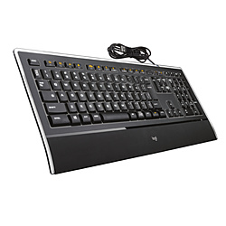 K740 キーボード　Illuminated Keyboard ブラック [USB /コード ]