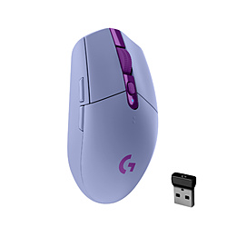 ゲーミング マウス G304 LIGHTSPEED ライラック G304-LC ［光学式 /無線(ワイヤレス) /6ボタン /USB］
