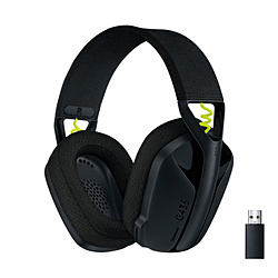 logicool(ＬＯＧＩＣＯＯＬ)G435BK geminguheddosetto G435黑色&霓虹灯黄色[无线(Bluetooth+USB)/两耳朵/头带型]