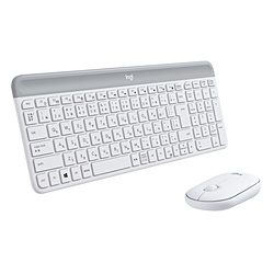 キーボード・マウスセット MK470スリムコンボ(Chrome/Windows11対応) オフホワイト MK470OW ［ワイヤレス /USB］