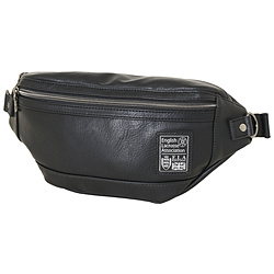 合皮ウェストバッグブラック ELA-12214BK ブラック