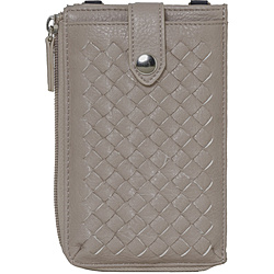 スマホネックポーチメッシュGY  グレー ELA-9069GY