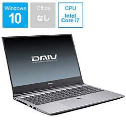 ノートパソコン DAIV  BC-DAIVN15G165-192 ［15.6型 /Windows10 Home /intel Core i7 /メモリ：16GB /HDD：1TB /SSD：512GB /無し /2019年8月モデル］