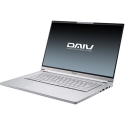 ノートパソコン DAIV シルバー DA-15DAIDGD7G16T ［15.6型 /Windows10 Home /intel Core i7 /メモリ：32GB /SSD：1TB /無し /日本語版キーボード /2021年7月モデル］