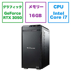 GT-NGM127R35 ゲーミングデスクトップパソコン G-Tune  ［モニター無し /intel Core i7 /メモリ：16GB /SSD：512GB］