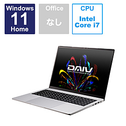 ノートパソコン DAIV  Z6-I7G60BC21CNHSR3 ［16.0型 /Windows11 Home /intel Core i7 /メモリ：32GB /SSD：1TB /無し /日本語版キーボード］