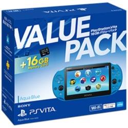 PlayStation Vita (プレイステーション・ヴィータ） 16GB バリューパック アクア・ブルー ［ゲーム機本体］